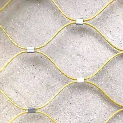 Knitted Stainless Steel Rope Mesh for Greenhouse Shading Systems photo-4