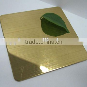 304 stainless steel gold decorated plates