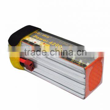 RC Lipo Battery Pack 35C High C-rate Lithium Battery 4200mah 22.2V for Trex 600 RC Helicopter photo-3