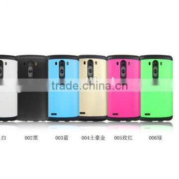2015 Newest Colorful Tough Slim Armor combo Case Strong Shockproof for LG G3 Case Cover back case