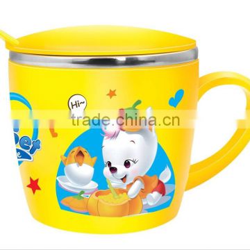 CC-SP20004 304# stainless steel tokyo insulated cup for kids with lid and hand (Accept OEM)