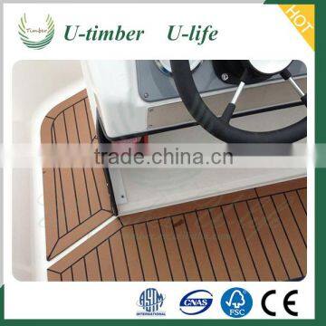 Engineered recycled teak PVC boat decking beam