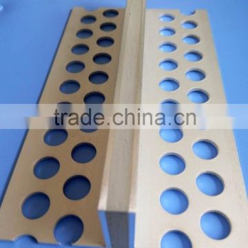 pvc filler and metal wings movement joint for tiles