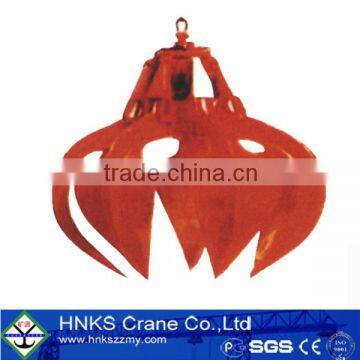 Overhead crane excavator motor grab bucket