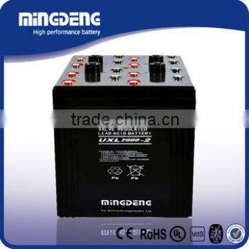Fully sealed structure 2volt 2000AH Convenitional Sealed Lead Acid Battery UXL2000-2
