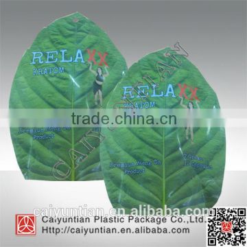 leaf shape special bag/ special package bag