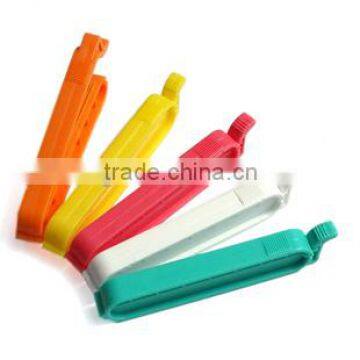 Plastic food seal bag clip