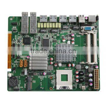 atx industrial firewall motherboard with 2*USB 2.0 (WP-GM45-6LAN)