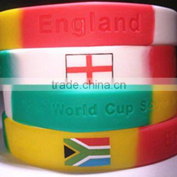 2014 Brazil football world cup silicone wristband bracelet