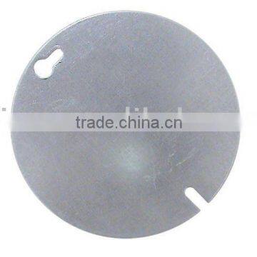 4"Round steel cover(metal outlet box cover)