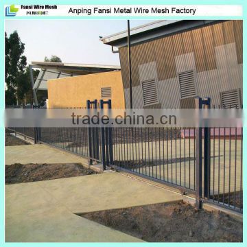 Best price spear top tubular steel fence and slide gate(manufacturer)