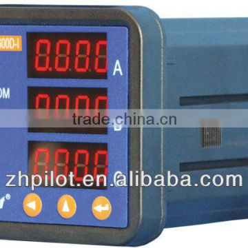 PMAC600D three phase ammeter, ampere meter, current meter