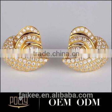 Hot Sell New Goods 925 Sterling Silver Crystal Earring Cuffs photo-2