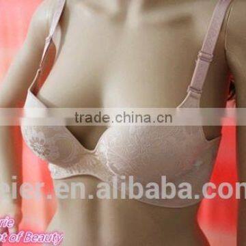 Laser Cut Bra, Floral Lace Bra, One-Piece Bra photo-5