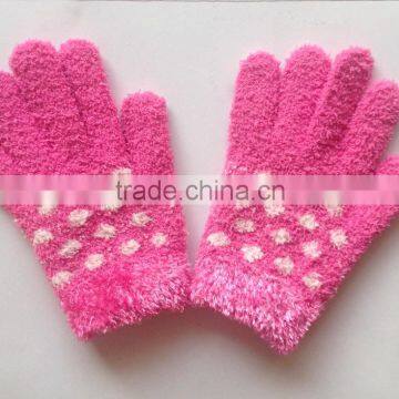 High Performance Magic Microfiber Wet Chenille Gloves With Feather Cuff