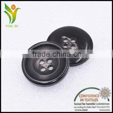 black round cow horn buttons for ladies suit