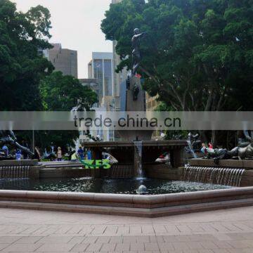 Bronze Archibald Fountain garden statue