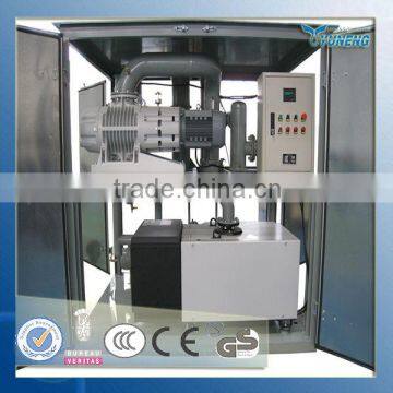 Air extractor vacuum pump unit for transformer mobile type