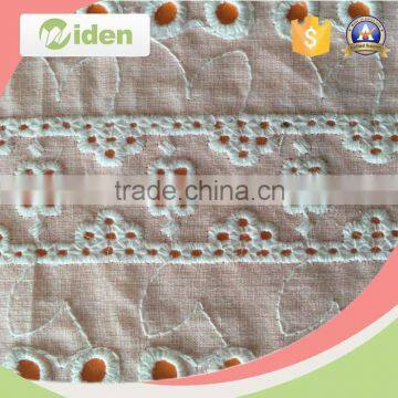 Garment accessories for wedding dress cotton embroidery lace fabric