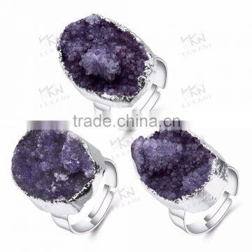 Direct Sale Luxury Purple Mood Ring, Nice Gift Natural Stone Jewelry photo-2