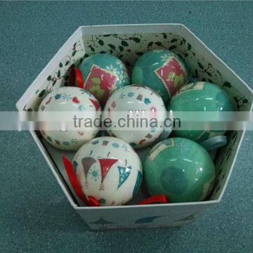Foam Christmas ball decoration/water sticker ball