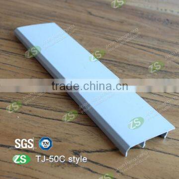 Aluminum skirting board for wall edge protection