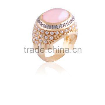 Fashion Ring with natural stone