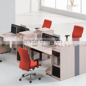 Fancy Design Aluminum Partitions Workstations Office Wooden Cubicles ( SZ-WS401) photo-3