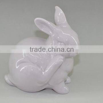 Ceramic rabbit give children the best Easter gift