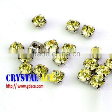 Loose Fancy Square gem stones ,sew on rhinestone claw setting crystals