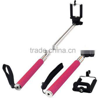 Factory directly sale monopod wireless monopod selfie stick for iphone