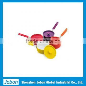 04-G028 cooking ware 12cm multi-color aluminium alloy cooking pots and pans