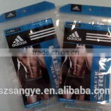 Aluminum foil packaging bag/underwear packaging bag with zip/clothing packaging ziplock bag