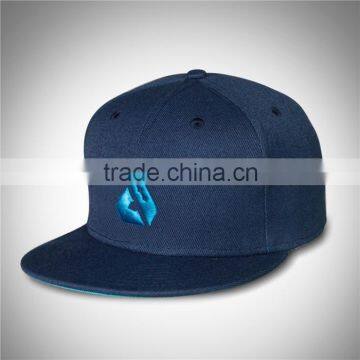 3D Embroidery Logo Snapback Cap, Trucker Cap, Blue Cap photo-2