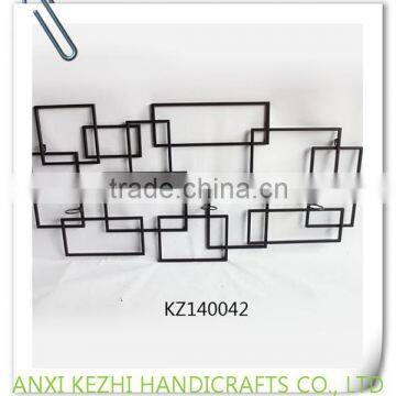 KZ140042 Wrought iron rectangle wall hanging decoration