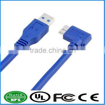 90 Degree A Male to MicroB Usb 3.0 Cable photo-3
