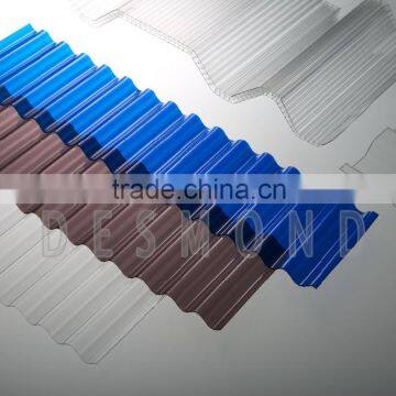 Desmond Polycarbonate Embossed Sheet Clear Blue High Quality photo-3