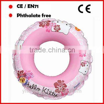 Pink cartoon inflatable swimming rings