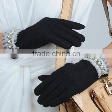 Military Wool Gloves Thermal Gloves Black Winter Gloves photo-5