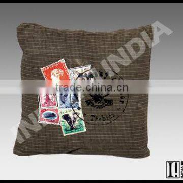 VINTAGE PLAIN CANVAS CUSHION ,VINTAGE CUSHION
