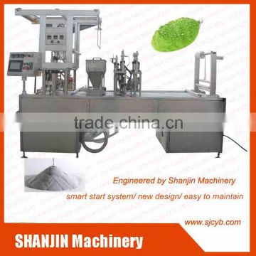 full auto matic dry powder filling and sealing machine