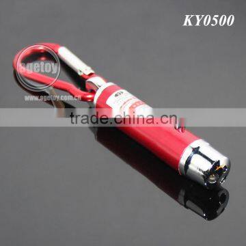 3 in 1 Mini Aluminum Carabiner LED Flashlight Torch Lamp Keychain Personality UV Money Detector LED Electric Torch Keyring photo-2