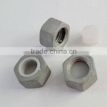 No.3 Zinc Plated with pring and ball transmission line hex lock nut