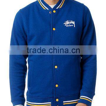 Cotton Fleece Bomber Jacket,Custom Letterman Varsity Jacket,fashion Wear Cotton Fleece Varsity Jacket photo-3