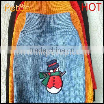 Stock Christmas Snowman Dog Sweater Apparel