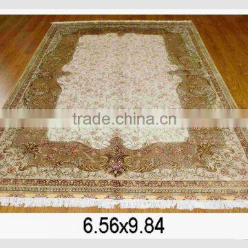 pershian hand knotted persian silk carpets handmade silk rugfor home hotel villa and prayer