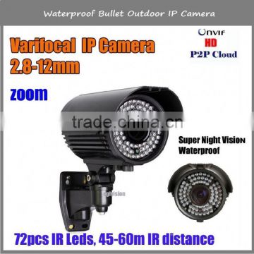 2014 digital camera 720P camera ip onvif cctv waterproof camera