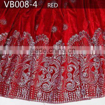 red george on velvet wrappers india intorica velvet VB008-4