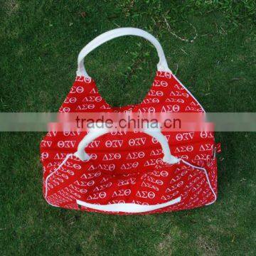 Wholesale Blanks Microfiber Large Fshional Tote Bag Shopping Handbags PU Leather Handle photo-3