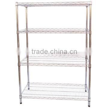 Fashion design Lowes wire shelves Hot Sale Stainless Steel Wire Rack Hot Sale of Kitchen Tier Shelf